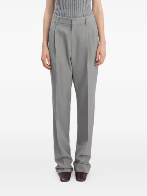 Victoria Beckham drop-waist straight-leg trousers Grey 1425WTR006795A