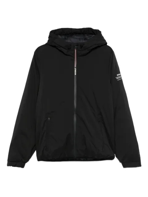 Ecoalf hooded zip-front jacket Black MCMGAJKCARTE0050