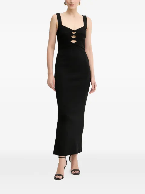 Hervé Léger Alessia cutout strap maxi dress Black CBW8524694