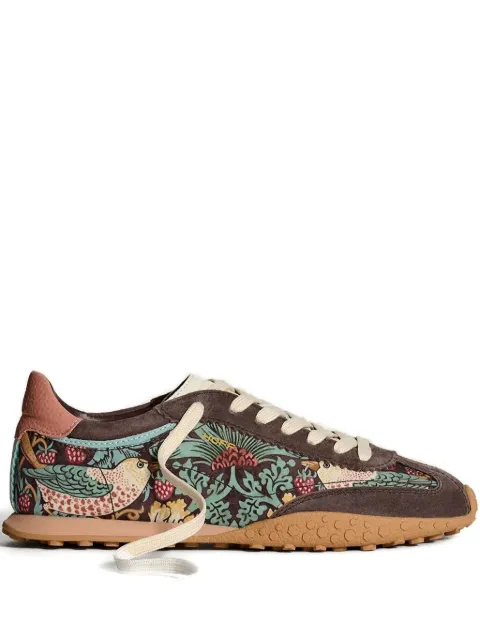Hoff x Morris & Co.’s Bridge floral-print lace-up sneakers Brown 22561003