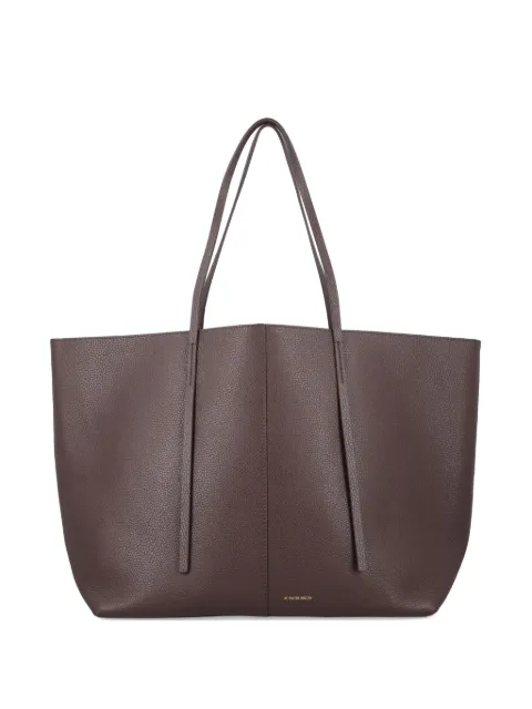 By Malene Birger Abilla leather tote bag Brown 101832