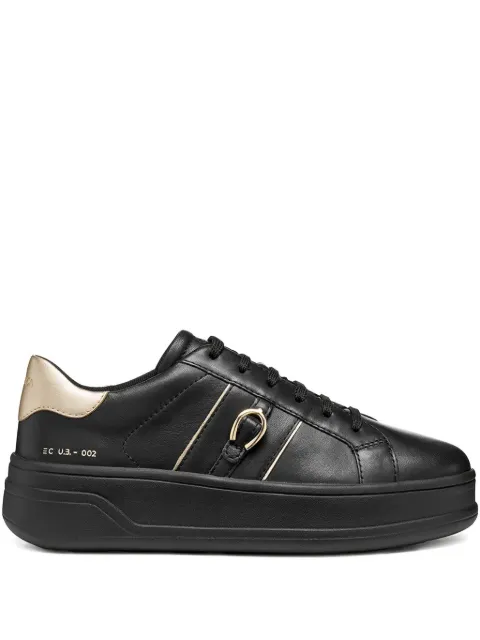 Geox Spherica Ecub stripe ring trainers Black D56WVB085Y2C9258