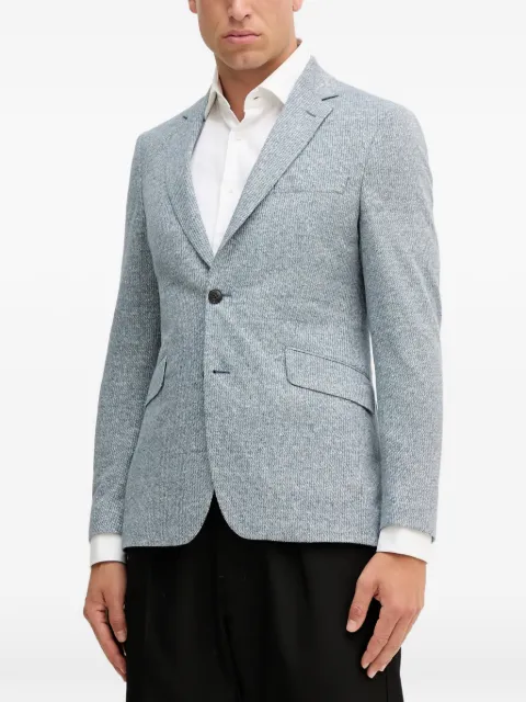 Hackett London notched-lapels blazer Blue HM4400023R