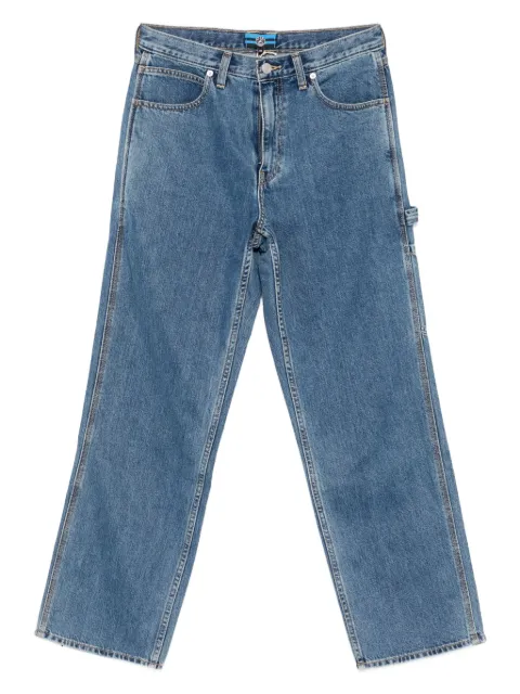 SPORT b. by agnès b. logo-embroidered jeans Blue PB50QUB7