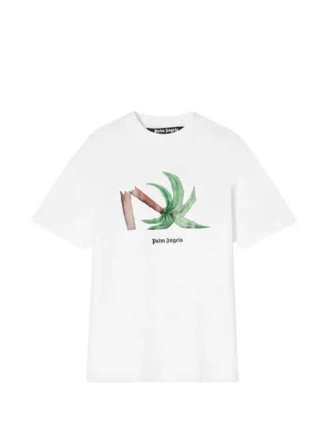 Palm Angels Broken Palm T-shirt White S10KAGB0