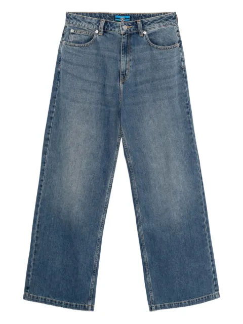 SPORT b. by agnès b. logo-embroidered jeans Blue PB56QUB7
