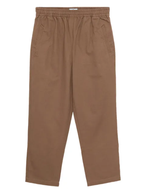 SPORT b. by agnès b. logo-patch trousers Brown PB35QU9R