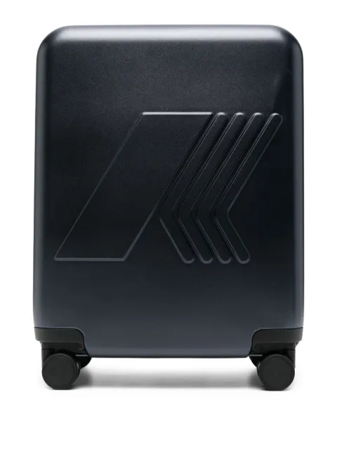 K-Way Eudoxie logo-embellished wheeled suitcase Blue K81372W
