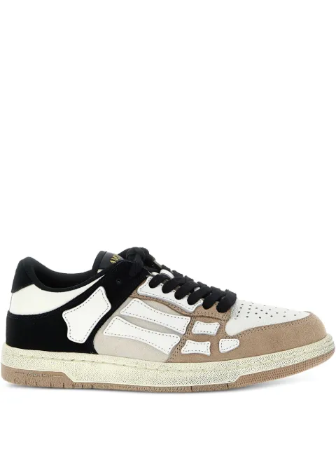 AMIRI Distressed Skel leather sneakers Neutrals AMFOSR1168