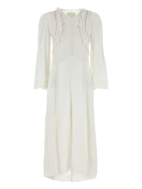 ISABEL MARANT lace-trimmed dress White RO0806FAC3J11I