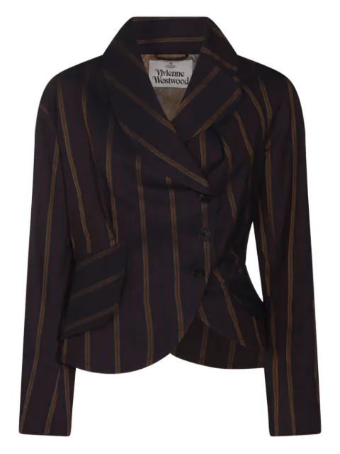 Vivienne Westwood Stormy striped jacket Red 1401007SW003PO201