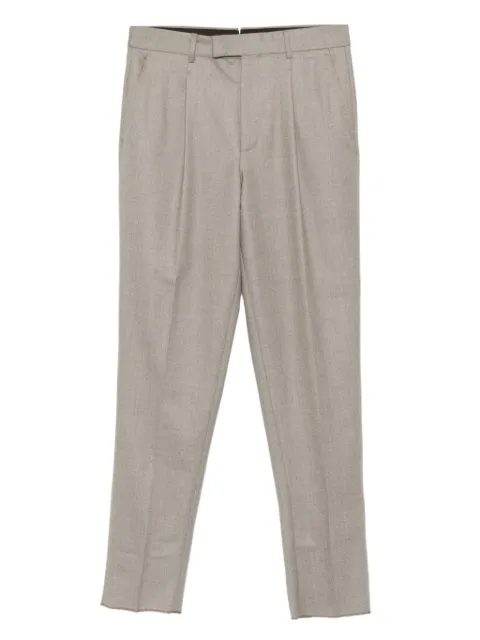 Zegna press-creased trousers Neutrals R230F09A275PM12