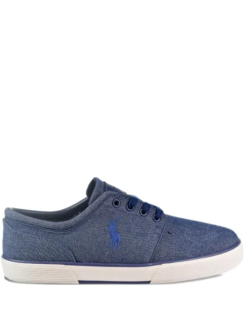 Polo Ralph Lauren faxon denim trainers Blue 816663799002