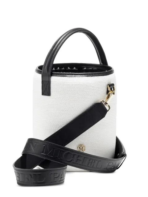 Maison Michel Sharon hemp bucket bag White 5003001001