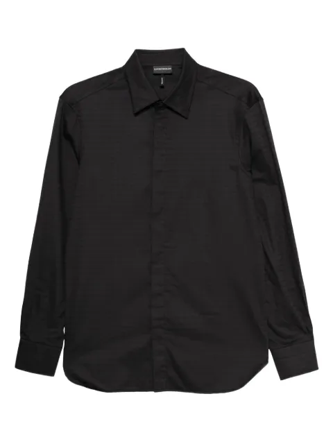 Emporio Armani cotton long-sleeve shirt Black EM003755AF18123