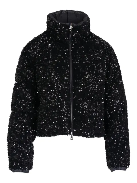 Moncler Louvi sequin-embellished jacket Black K20931A0024489B7V