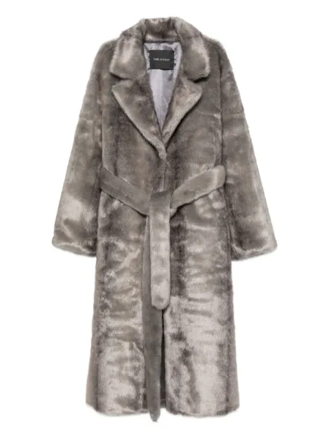 THELAURENT belted coat Grey TLR21JKGE25GRAY