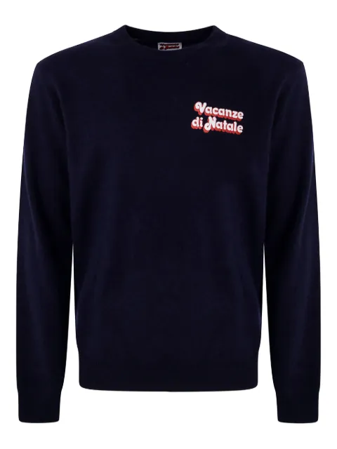 MC2 Saint Barth long-sleeve wool sweater Black HER002400013I