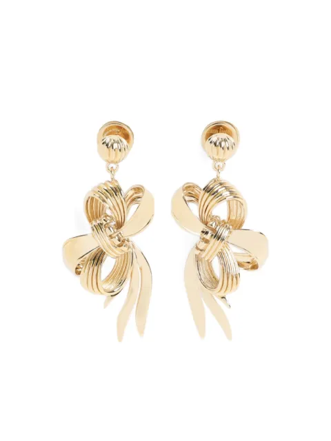 Miu Miu metal bow earrings Gold 5IO3212IEV