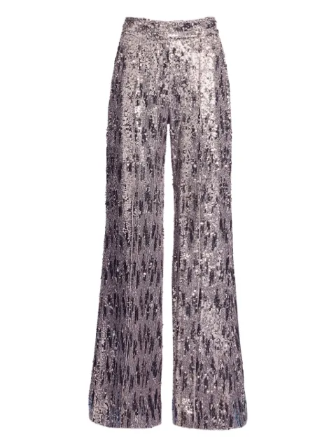 Elie Saab sequin-embellished pants Silver P0005NP25PA009