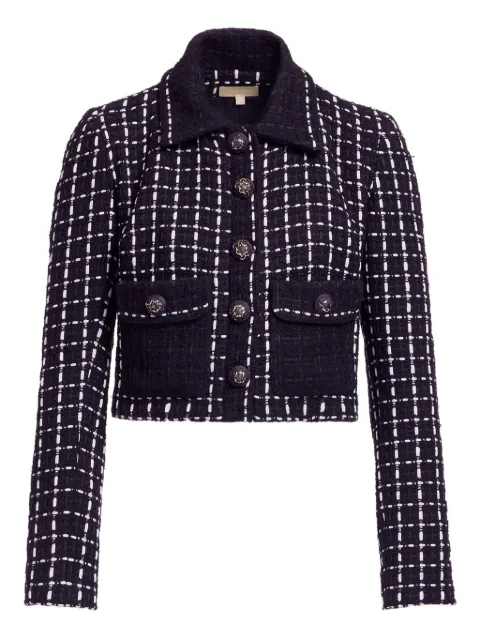 Elie Saab tweed pocket jacket Black J0140NP25TW007