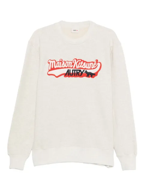 Maison Kitsuné x Autry logo-print sweatshirt Grey SWPXMK1M