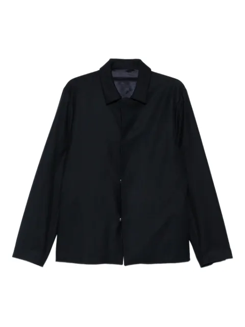 Costumein wool shirt jacket Blue MIKEARAD