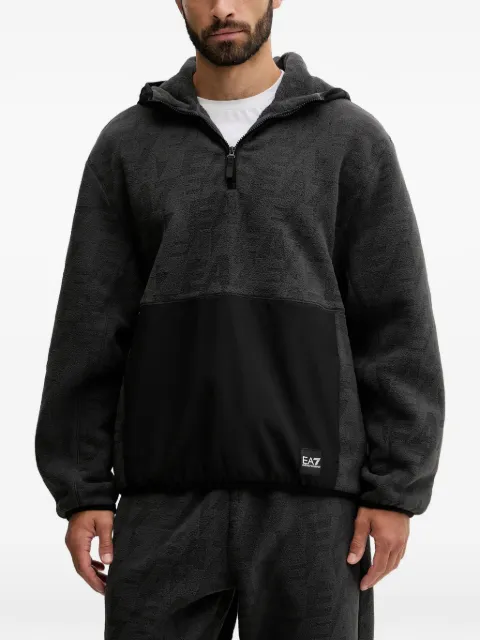 Ea7 Emporio Armani half-zip hoodie Grey 7M000982AF16804
