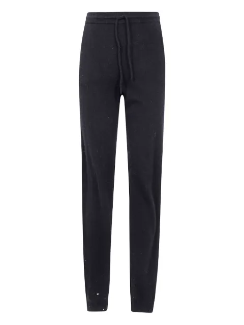 absolut cashmere cashmere drawstring trousers Black ACF202385C