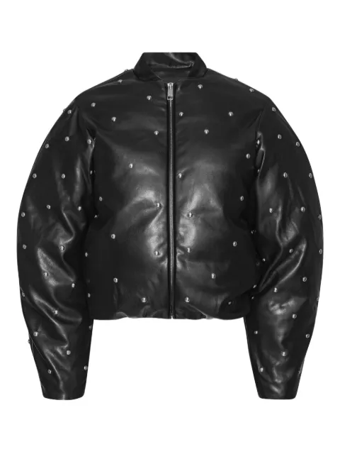 ROTATE BIRGER CHRISTENSEN studded padded jacket Black 114848100