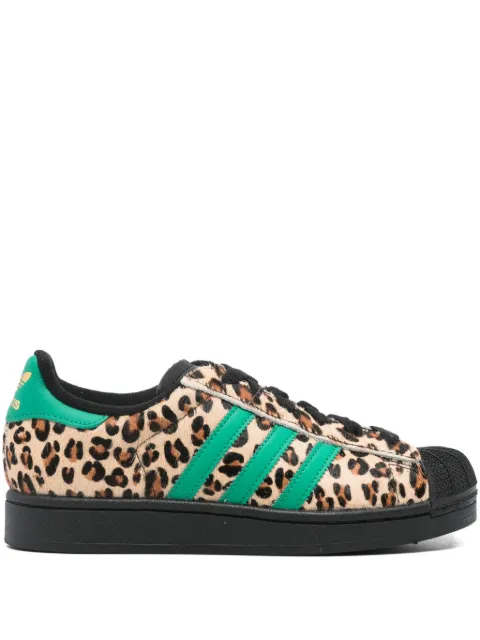 adidas Superstar leopard-print sneakers Black JP8165