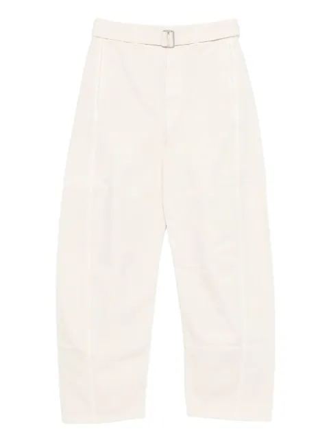 LEMAIRE belted panelled jeans Neutrals PA326DLD1065027