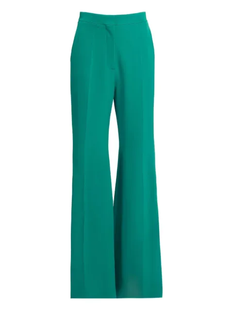Elie Saab flared trousers Green P0132NP25CD017