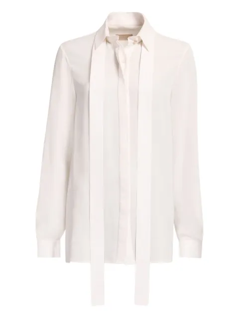 Elie Saab silk shirt Neutrals SH000NP25SI001