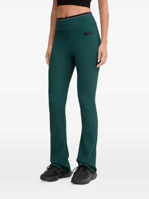 Ea7 Emporio Armani elastic-waist logo-patch trousers Green 7W000577AF15721