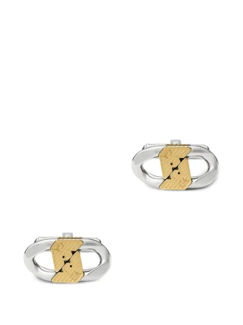 Emporio Armani logo-detail cufflinks Silver EGS3184040
