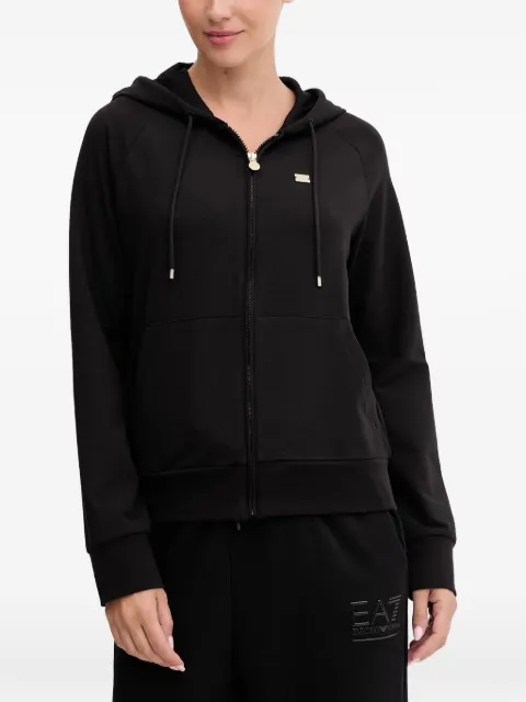 Ea7 Emporio Armani Core Lady zip-up hoodie Black 7W000458AF13135