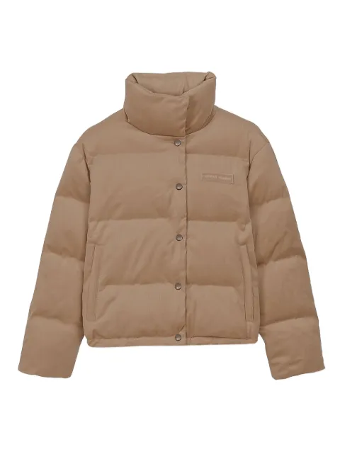 RETHINKIT STUDIOS logo-appliqué padded jacket Brown 20611860