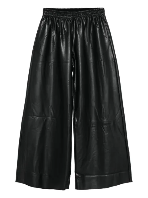 Norma Kamali elastic-waist wide-leg trousers Black ST3257LV212001