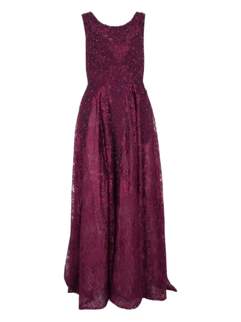 Mac Duggal embellished A-line maxi dress Pink 20311