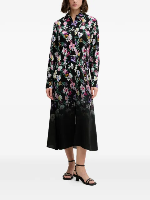 Desigual floral belted midi dress Black 25WWVW11