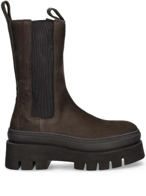 Copenhagen platform pull-tab Chelsea boots Brown CPH685