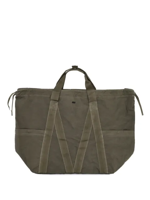 Massimo Osti Studio drawstring panelled tote bag Green 19MMAC021A110305G922