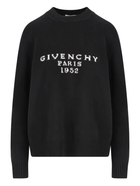 Givenchy logo-intarsia sweater Black BW90VD4ZSN001