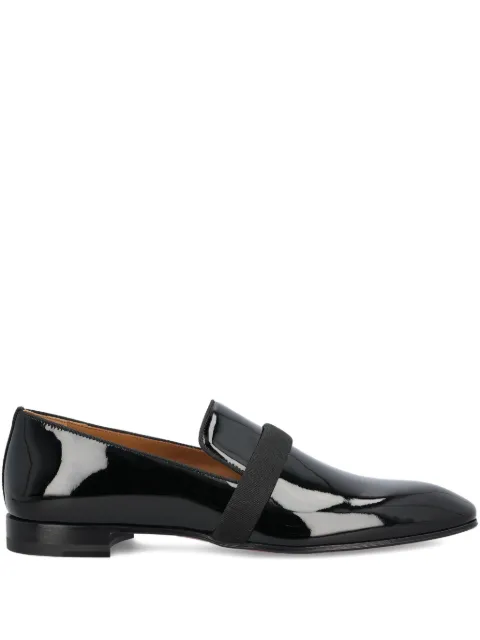 Christian Louboutin Dandydeco ribbon leather loafers Black 3250695BK01