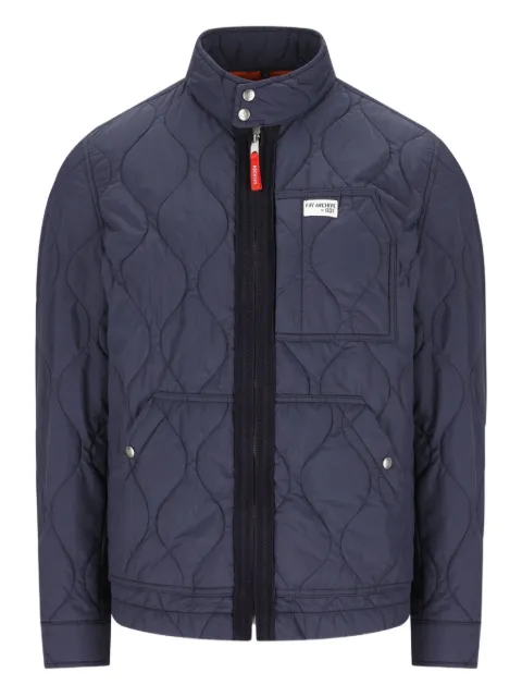 Fay quilted zip-front jacket Blue MAM2251153LXM1