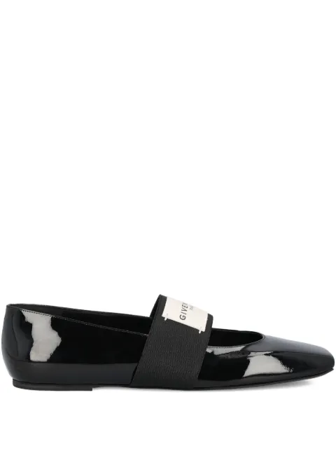 Givenchy patent-leather band ballet flats Black BE5010E2FF