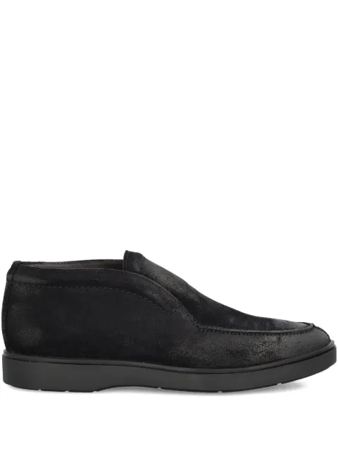 Tagliatore suede-leather loafers Black STOKEAIORI25OT1254