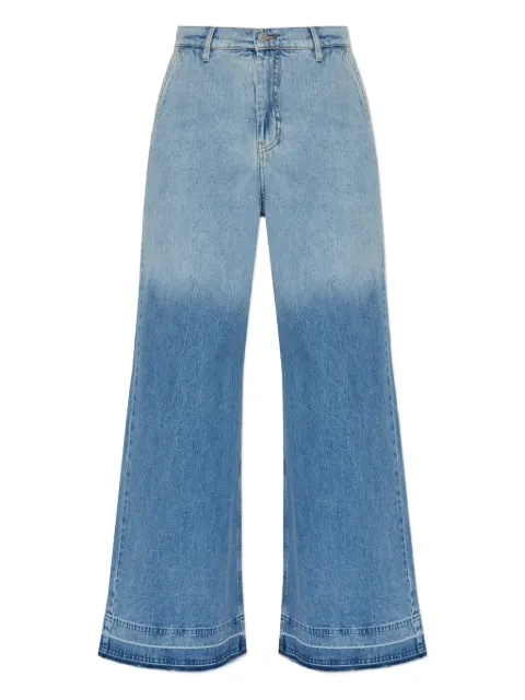 MUNTHE ombre wide-leg trousers Blue 253142325305