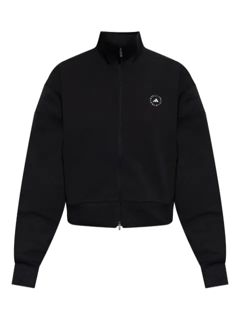 adidas by Stella McCartney logo-detail zip-up jacket Black JJ00840